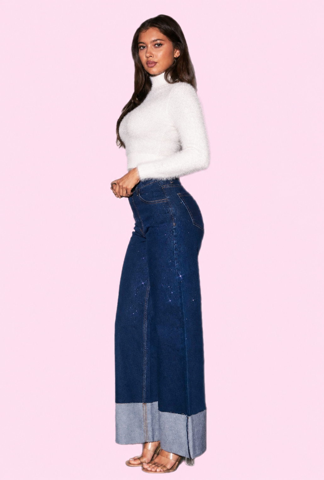 Midnight Magic Rhinestone Jeans