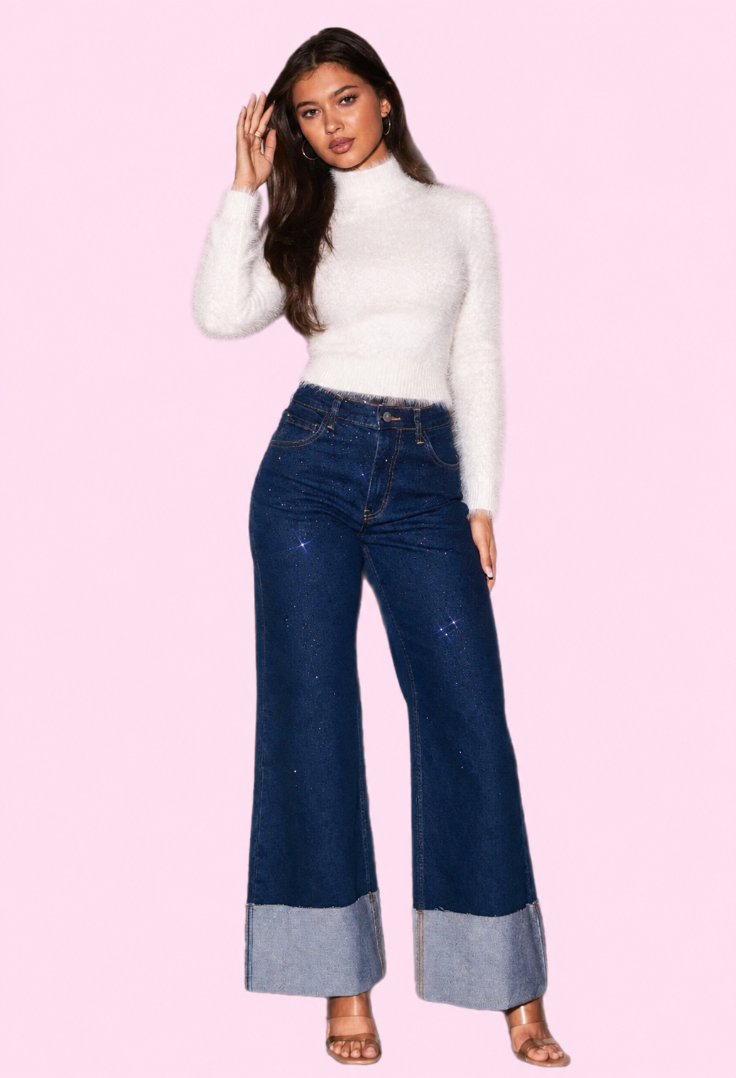 Midnight Magic Rhinestone Jeans