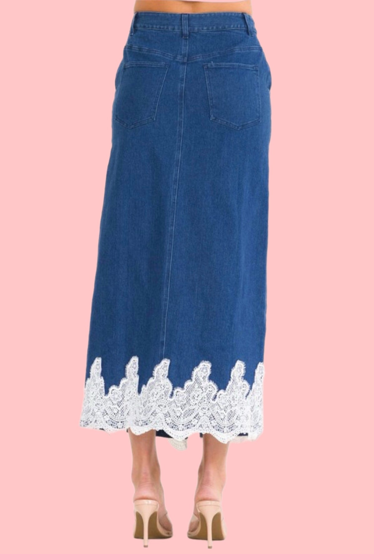 Denim Dreams Maxi Skirt