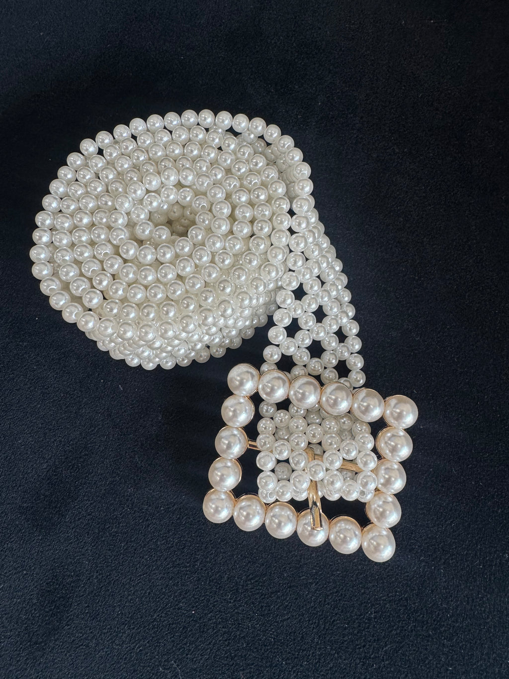 Pearl Belt- Square Buckle
