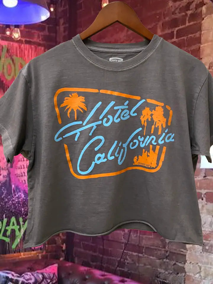 Hotel California Cropped T-Shirt